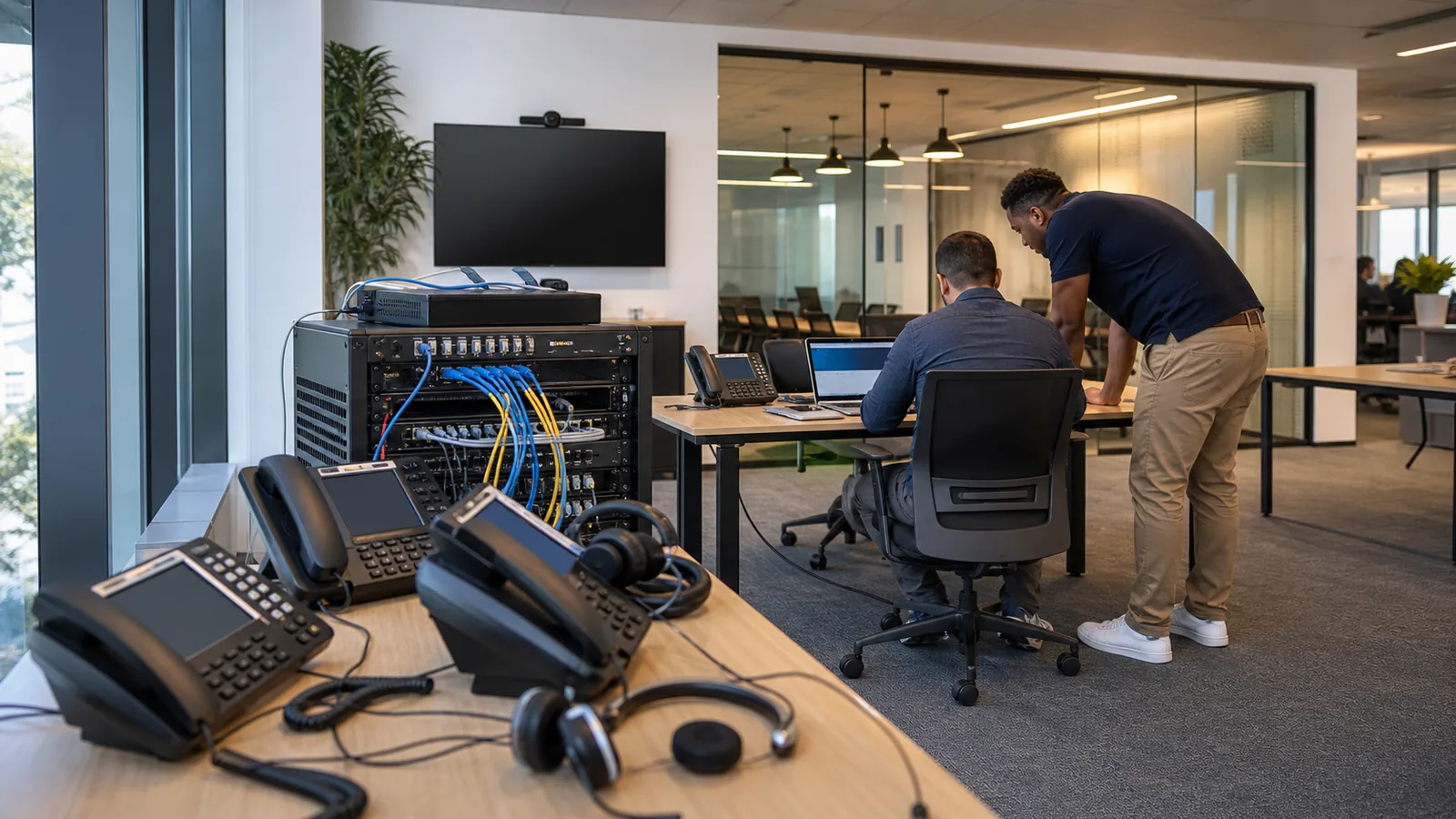 Cybersecurity MSP NYC in NYC: closet labeling and link testing for Network Cabling NYC